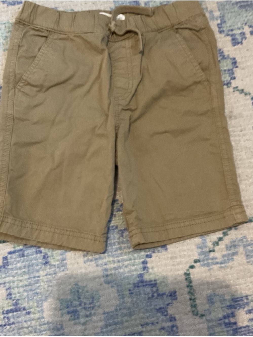 Tucker + Tate Boys Khaki Drawstring Shorts - Tan